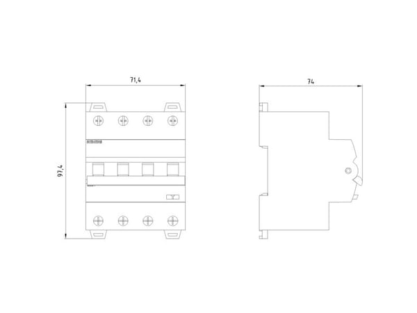 Siemens 5SU16467FP16 FI turvakytkin / katkaisija