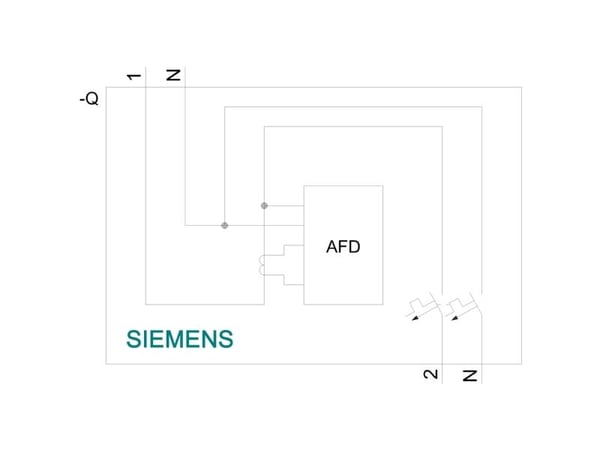 Siemens 5SV60167GV06 5SV6016-7GV06 Brandskyddsstyrning