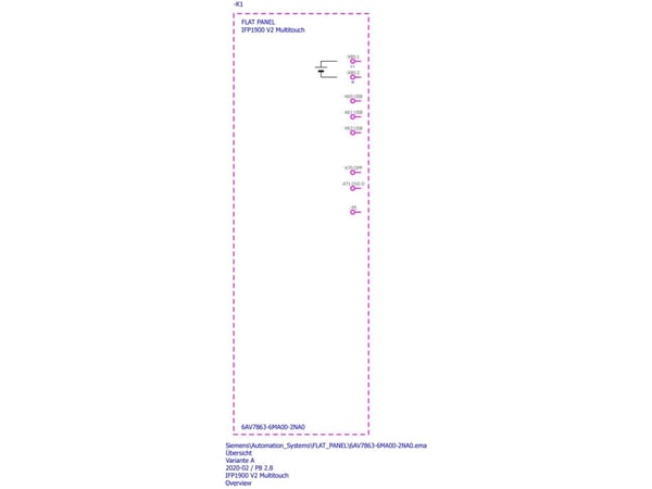 Siemens 6AV7863-6MA00-2NA0, 1080 x 1920 pixlar, 294 mm, 7,4 kg, 630 mm, 510 mm, 240 mm