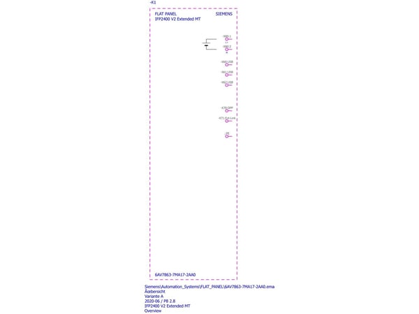 Siemens 6AV7863-7MA17-2AA0 6AV78637MA172AA0 SPS-Bedienpanel, 1920 x 1080 pixlar, 583 mm, 12 kg, 670 mm, 560 mm, 285 mm