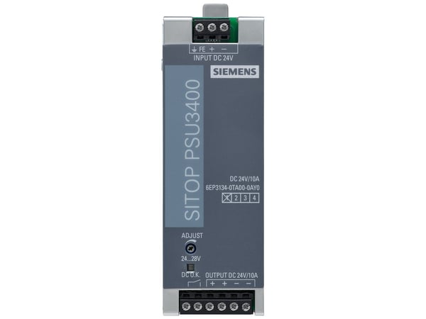 Siemens 6EP31340TA000AY0 DIN-kiskoon asennettava virtalähde (DIN-Rail) Sisältö: 1 kpl, 260 W, 42 mm, 125 mm