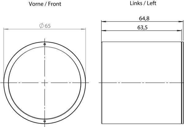 Siemens 6GF3540-8AC21, Svart, 65 mm, 65 mm, 65 mm, 162 g