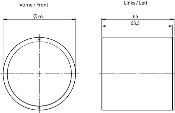 Siemens 6GF3540-8AC31, Svart, 65 mm, 65 mm, 65 mm, 170 g