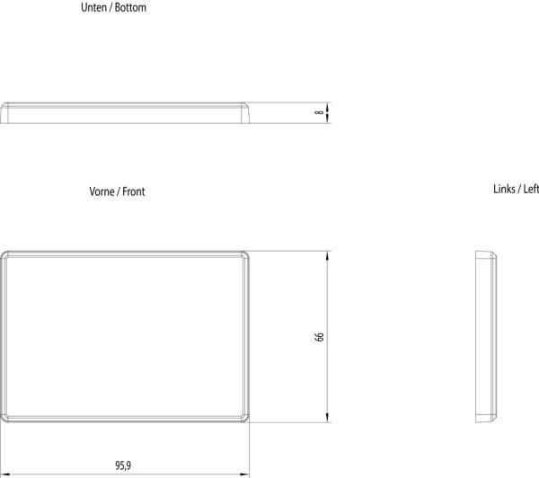 Siemens 6GT2890-0CD00, 95,9 mm, 66 mm, 8 mm, 38 g