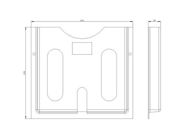 Siemens 8GK9910-1KK24, Selvklebende, Plast, 236 mm, 220 mm, 420 mm, 10 mm