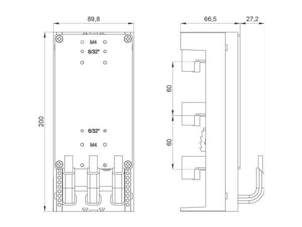 Siemens 8US1215-4SS00, 118 mm, 210 mm, 100 mm, 1,02 kg