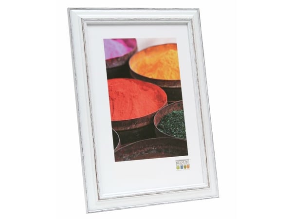 Deknudt S221H3, Enkel bilderamme, Tre, Sort, Hvit, 21 x 29,7 cm, Rektangulær, 260 mm