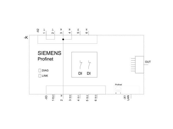 Siemens 3SU1400-1LK10-3BA1 Kopplingsskåp 1 st