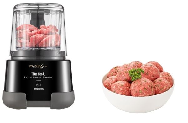 Moulinex DP810, 550 L, 0,35 kg, Ranska, Musta, Titaani, 1000 W