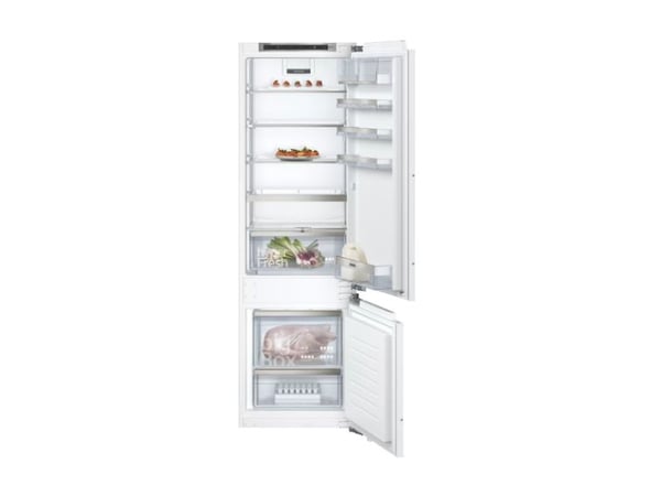 Siemens iQ500 coolEfficiency KI87SADD0 - Kylskåp/frys - bottenfrysskåp - inbyggd - fördjupning - bredd: 56 cm - djup: 55 cm - höjd: 177.5 cm - 270 ...