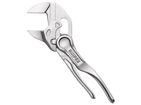 Knipex Pihdit/ruuvimeisseli 100mm - Pihdit ja ruuvimeisseli samassa työkalussa, sileät leuat - 86 04 100