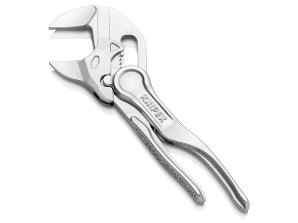 Knipex Pihdit/ruuvimeisseli 100mm - Pihdit ja ruuvimeisseli samassa työkalussa, sileät leuat - 86 04 100