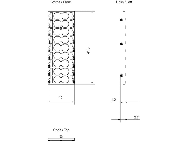 Siemens 6ES71936CP122MT0 6ES7193-6CP12-2MT0 PLC-farvekodeskiltti
