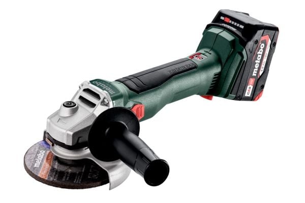 Metabo W 18 L BL 9-125 602374510 Batteri-vinkelsliber 125 mm börstelös, inkl. extra batteri, Kuffert, Inkl. oplader, inkl. tilbehør 18 V 4.0 Ah Metabo W 18 L BL 9-125 602374510 Batteri-vinkelsliber 125 mm börstelös, inkl. extra batteri, Kuffert, Inkl. oplader, inkl. tilbehør 18 V 4.0 Ah