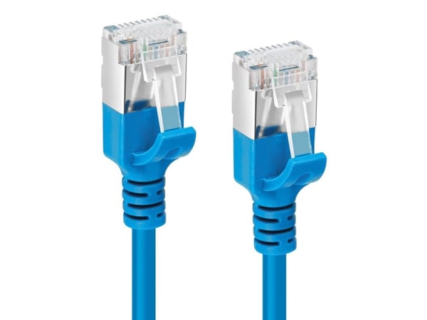 Microconnect V-FTP6A0025B-SLIM, 0,25 m, Cat6a, U/FTP (STP), RJ-45, RJ-45, RJ-45