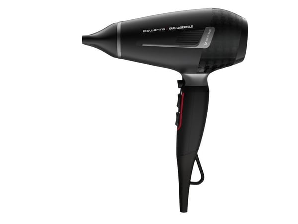 Rowenta x Karl Lagerfeld CV888L K/Pro Stylist Hair Dryer 2200W AC Motor Ionic Shine - Black/Red