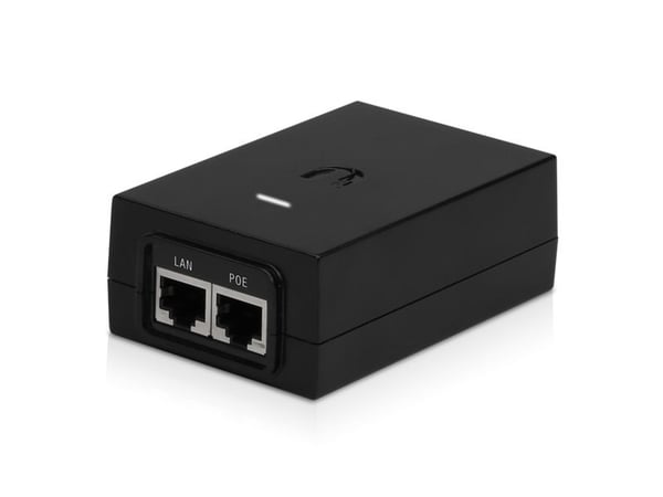 Ubiquiti Networks POE-48-24W-G, Gigabit Ethernet, 10,100,1000 Mbit/s, Sort, CE, FCC, IC, UL, 48 V, 100 - 240 V