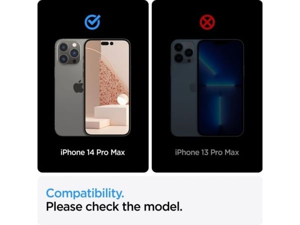Spigen Glas tR Slim HD, Apple, iPhone 14 Pro Max, Reptålig, Transparent, 1 styck
