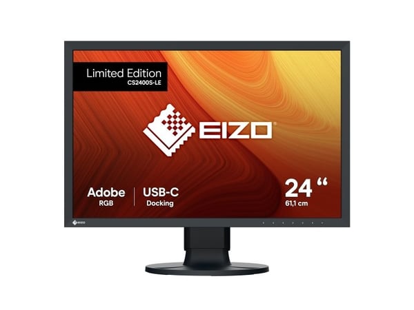 EIZO ColorEdge CS2400S-LE, 61,2 cm (24.1"), 1920 x 1200 pikseliä, WUXGA, LED, 19 ms, Musta