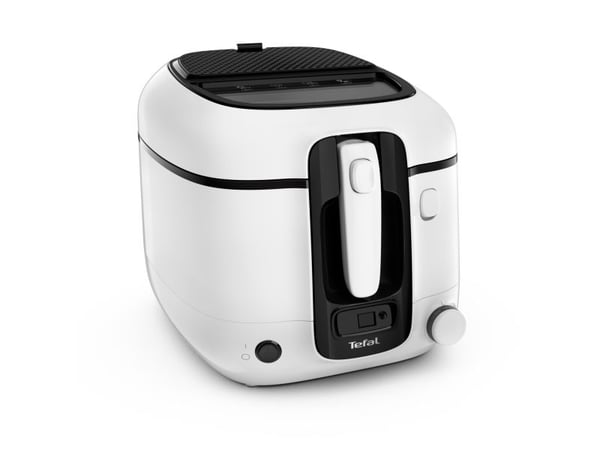 Tefal Super Uno FR3140, Fritös, 1,3 kg, 2,2 l, Kol, Vit, Knappar