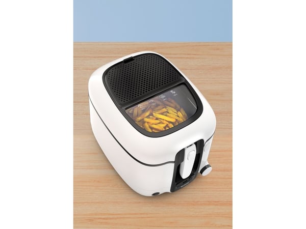 Tefal Super Uno FR3140, Fritös, 1,3 kg, 2,2 l, Kol, Vit, Knappar