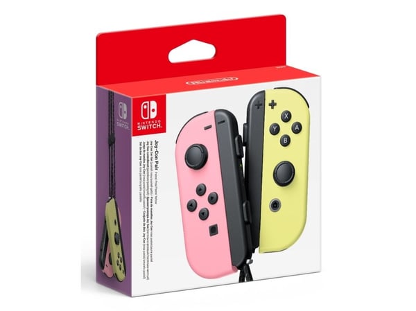 NINTENDO Joy-Con - Spelkontroll - trådlös - pastellrosa, pastellgul (paket om 2) - för Nintendo Switch