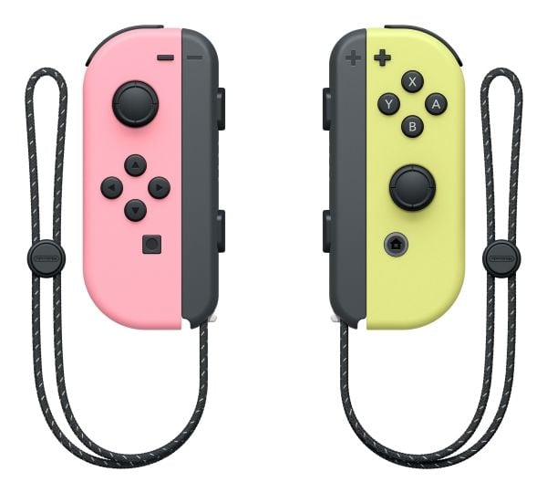 NINTENDO Joy-Con - Spelkontroll - trådlös - pastellrosa, pastellgul (paket om 2) - för Nintendo Switch