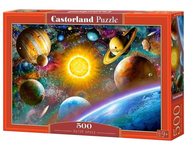 Castorland Outer Space 500 pcs, 500 stykker, Verdensrommet, 9 år