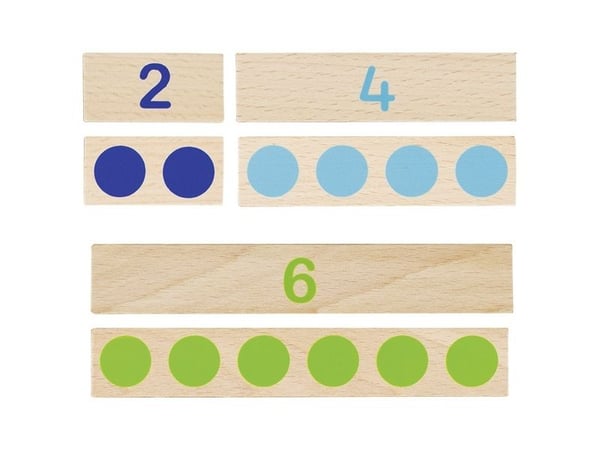 Goki Calculating sticks, 4 År, Trä, Multifärg
