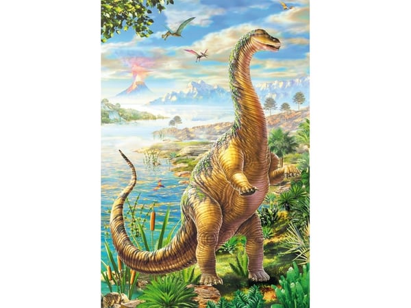 Schmidt Spiele 56202, 48 brikker, Dinosaurer, 4 År