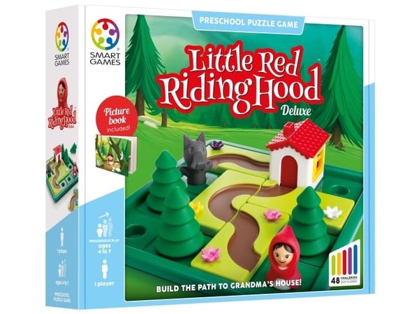 SmartGames Little Red Riding Hood - Deluxe, 4 år, ABS, Termoplastisk gummi (TPR), Flerfarget