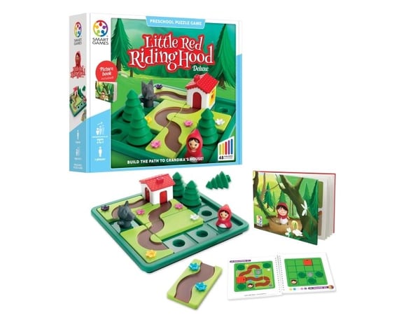 SmartGames Little Red Riding Hood - Deluxe, 4 år, ABS, Termoplastisk gummi (TPR), Flerfarget