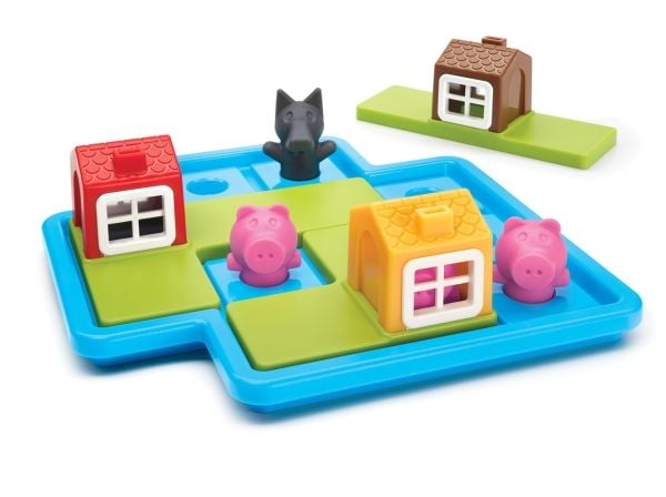 SmartGames Three Little Piggies - Deluxe, 3 år, Flerfarget