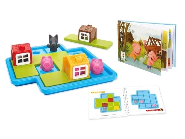 SmartGames Three Little Piggies - Deluxe, 3 år, Flerfarget