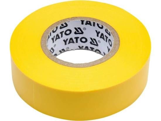 Yato YT-81654, Gul, Isolerande, Polyvinylklorid (PVC), Skrapbeständig, Kemisk beständighet, Korrosionsbeständig, Flamskyddande, EN60454-3-1-1/F-PVC...
