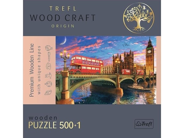 TREFL 500+1 det. trepuslespill &ldquo;London&rdquo;