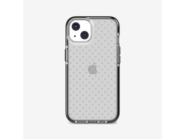 Tech21 Evo Check, Mobilskal, Apple, iPhone 13, 15,5 cm (6.1"), Svart, Transparent