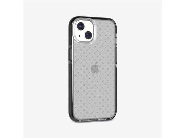 Tech21 Evo Check, Mobilskal, Apple, iPhone 13, 15,5 cm (6.1"), Svart, Transparent