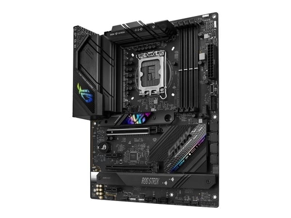 ASUS ROG STRIX B760-F GAMING WIFI - Hovedkort - ATX - LGA1700-sokkel - B760 Chipset - USB-C 3.2 Gen 2x2, USB 3.2 Gen 2, USB 3.2 Gen 1, USB4 - 2.5 G...