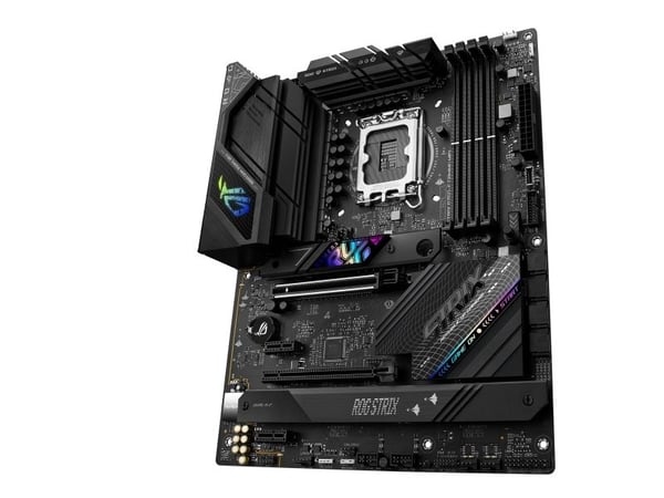 ASUS ROG STRIX B760-F GAMING WIFI - Hovedkort - ATX - LGA1700-sokkel - B760 Chipset - USB-C 3.2 Gen 2x2, USB 3.2 Gen 2, USB 3.2 Gen 1, USB4 - 2.5 G...