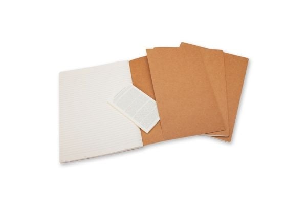 Moleskine Cahier, Monokromatisk, Brun, 120 ark, 70 g/m², Linjert papir, Universal