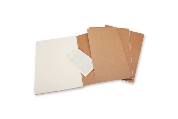 Moleskine Cahier, monokromatisk, beige, 120 ark, 70 g/m², Universal