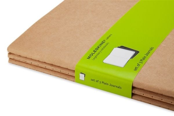Moleskine Cahier, monokromatisk, beige, 120 ark, 70 g/m², Universal