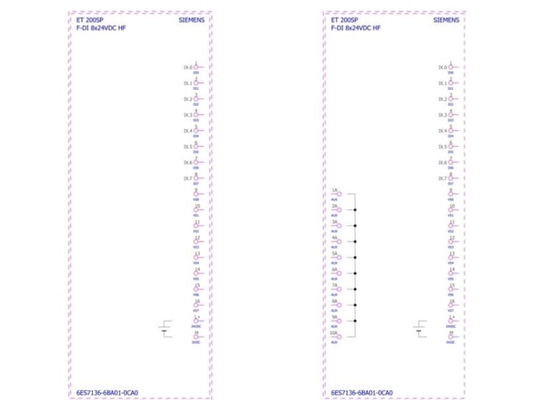 SIEMENS 6ES7136-6BA01-0CA0 SIMATIC DP, elektronikmodul för ET 200SP (6ES71366BA010CA0)