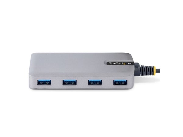 StarTech.com 5G4AB-USB-C-HUB, USB 3.2 Gen 1 (3.1 Gen 1) Type-C, Micro-USB, USB 3.2 Gen 1 (3.1 Gen 1) Type-A, 5000 Mbit/s, Grå, Plast, 0,3 m
