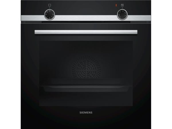 Siemens iQ100 HB510ABR1 - Ovn - innebygd - fordypning - bredde: 56 cm - dybde: 55 cm - høyde: 58.5 cm - Klasse A - rustfritt stål
