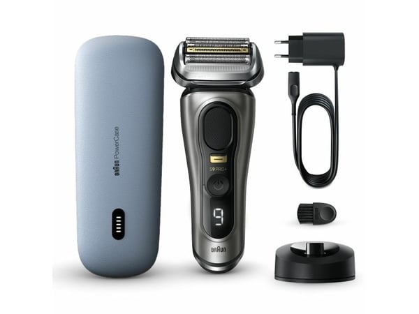 Braun Series 9 Pro+ 9525s Wet & Dry, Barberingsmaskin, Metallisk, Batteri, Lithium-Ion (Li-Ion), 90 min, Boks