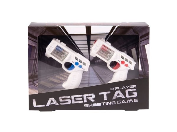 Fizz Laser Gun 2 kpl valkoinen