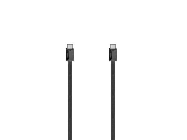 Hama FIC - USB-kabel - USB-C (hane) till USB-C (hane) - USB 3.2 Gen 1 - 5 A - 75 cm - svart