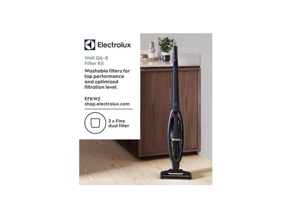 Electrolux EFKW2, Stick vakuum, Suodatin, Lajittelu, Electrolux, Well Q6-8, 2 stk